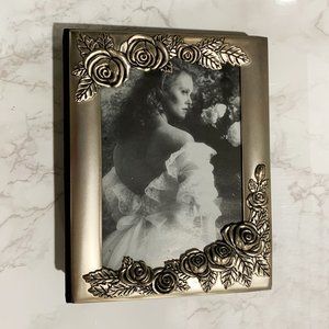 Godinger Silverplated Vintage Engraved Photo Album